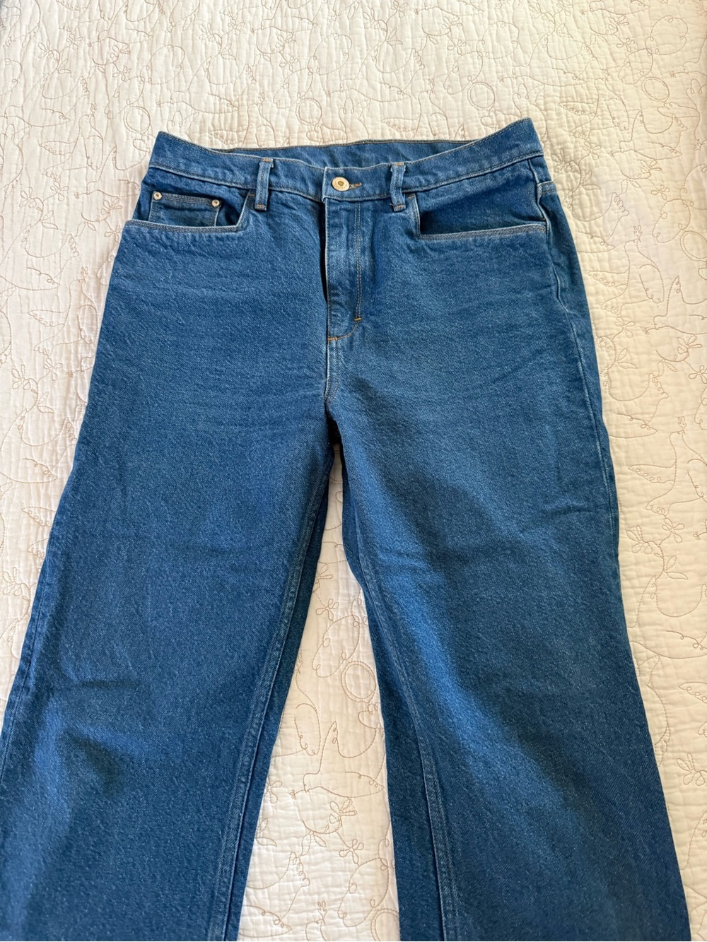 Wandler Daisy Blue Denim Jeans - Classic Five-Pocket Style